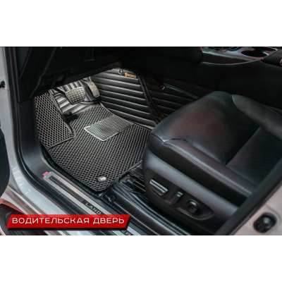 Автомобильные коврики 3D из экокожи GT + дополнительный слой (Эва)