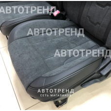 Накидки на сиденья 3D SMART Серый/черный/серый